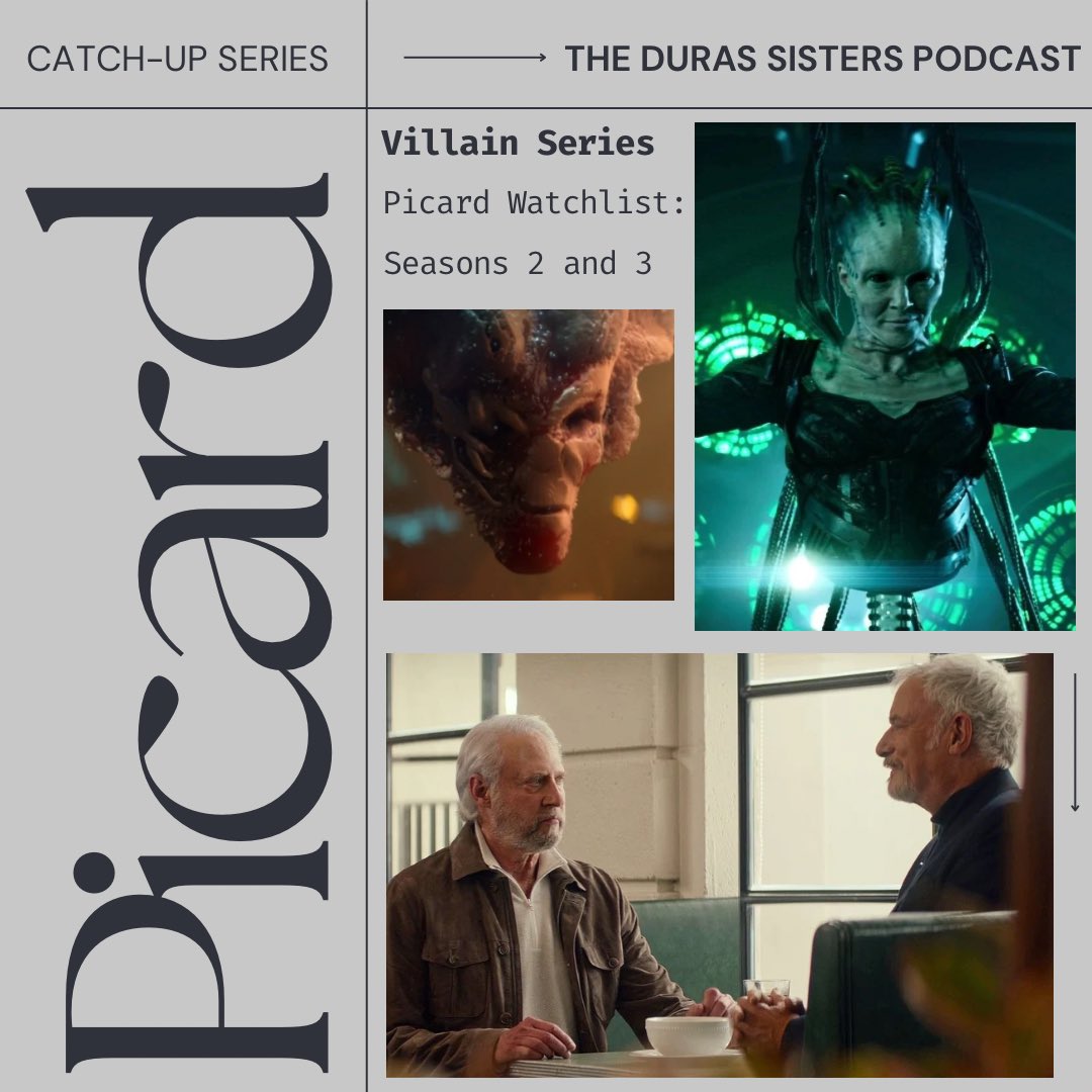 Durassisterspod's tweet photo. OUT NOW: New Episode covering all the villains in Picard seasons 2 & 3! π
Enjoy β‘οΈ a short clip ππΌ
#startrekpodcast #thedurassisterspodcast #podcastclip #funny #trektok #HeadlinerMobile https://t.co/Ek0Eszdqje