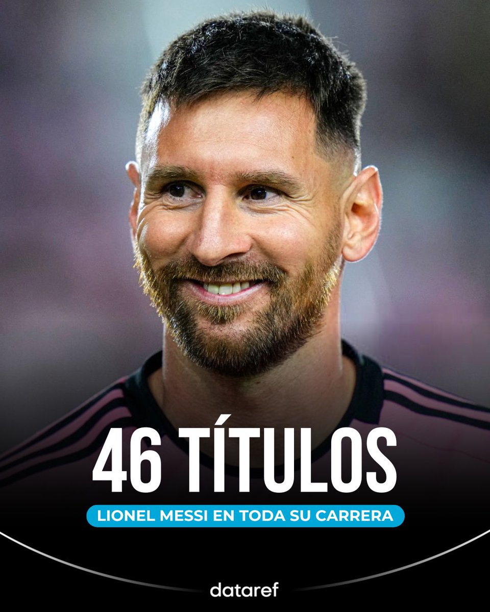 ⭐🇦🇷 LIONEL MESSI es el jugador con MÁS TÍTULOS (46) en la historia del fútbol. 

🏆 Hoy se coronó CAMPEÓN de la Supporters’ Shield 2024 con Inter Miami.

🐐 EL MEJOR DE TODOS LOS TIEMPOS.