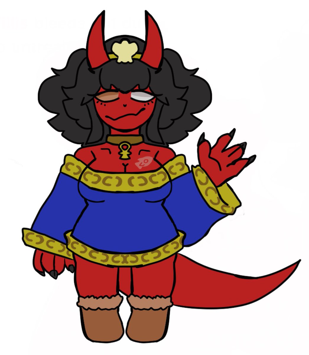 My queen, my love, my darling! 
#dnd #dnd5e #tiefling #demon #prophet #cleric