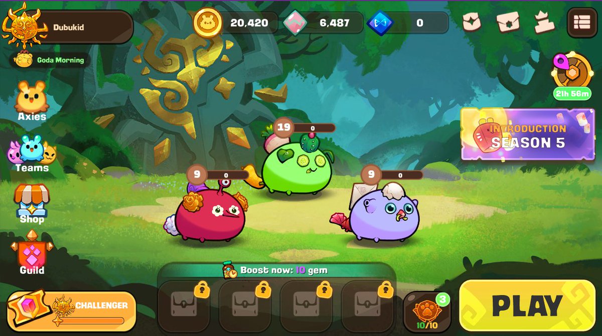 reach 2.7k mmr axie classic

#YGGxAxieInfinity #YGGGAPS7 #YGGClassicLunacianGladiator
<a href="/YieldGuild/">Yield Guild Games</a>
<a href="/AxieInfinity/">Axie Infinity</a>