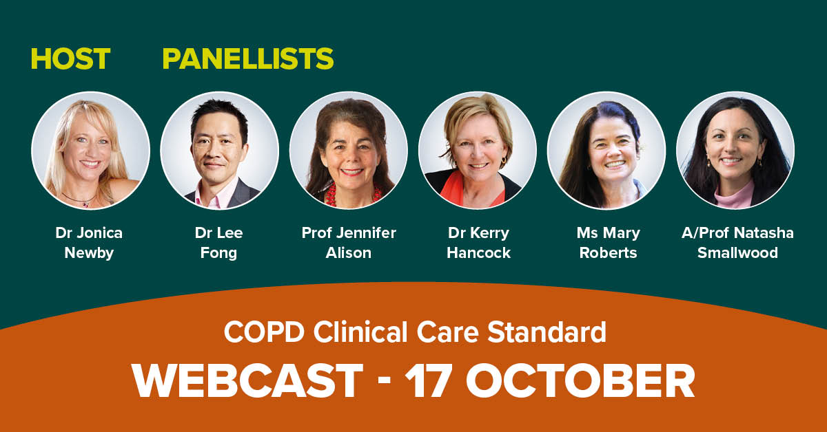 ACSQHC's tweet image. We are delighted to have science reporter @JonicaNewby hosting the launch of Australia&apos;s first #COPD #CCS on 17 October.

Dr Newby will lead an panel discussion with experts in #generalpractice #nursing #physiotherapy &amp;amp; #respiratorymedicine. safetyandquality.tv/copd-ccs