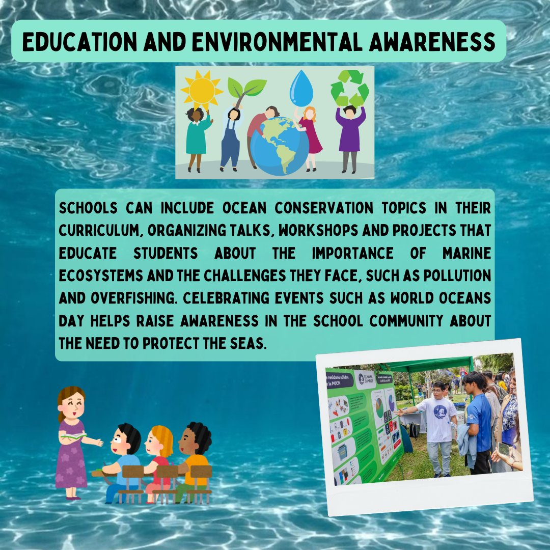 LetSaveOurOcean's tweet photo. 🌊 For a healthier ocean 🌍

Our oceans are vital to life on Earth and are in serious danger. Pollution and climate change threaten its balance. It is essential to act responsibly and take care of this invaluable resource. Let's protect our oceans! 🐟💙 https://t.co/8lk3fFBtJF
