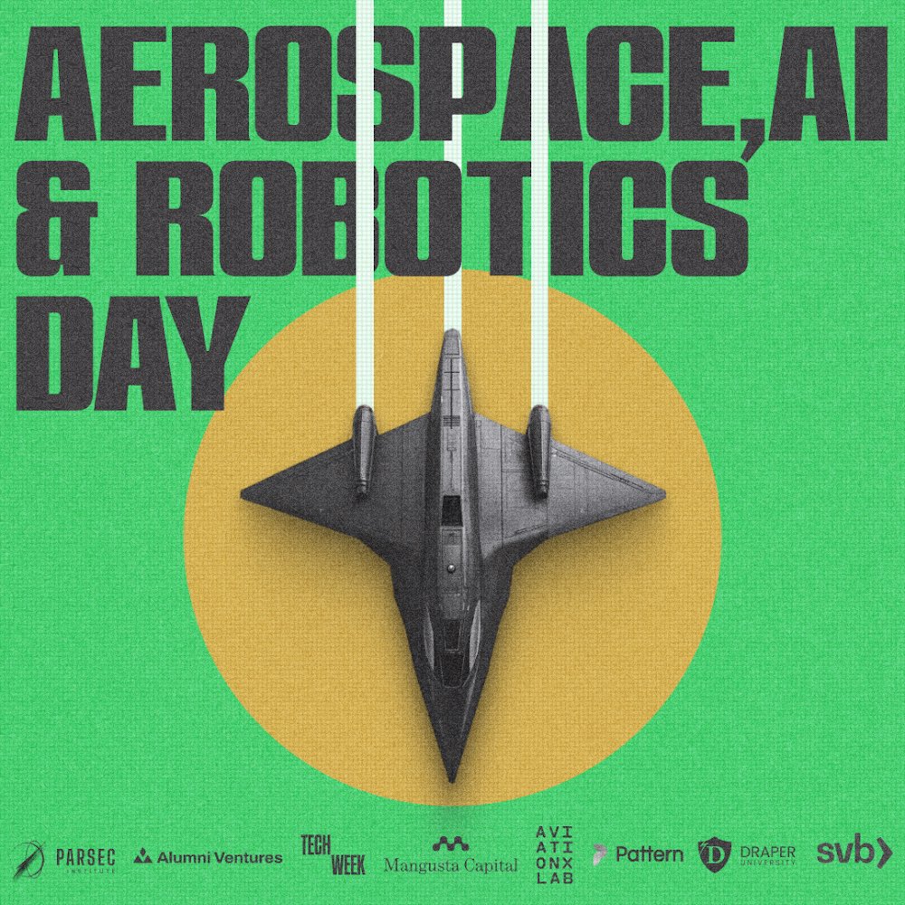 suffiyanmalikk's tweet image. Announcing details for our Aerospace, AI and Robotics Day next week with Kevin Jiang , kellen schroeter , Mohammad khoori , Sophia Zha, Ray Wu for #SFTechWeek @Techweek_
Agenda:
🕰️ 10:15am
Companies building our future, presentations from:
- @ArcherAviation , Phoebe Martin…
