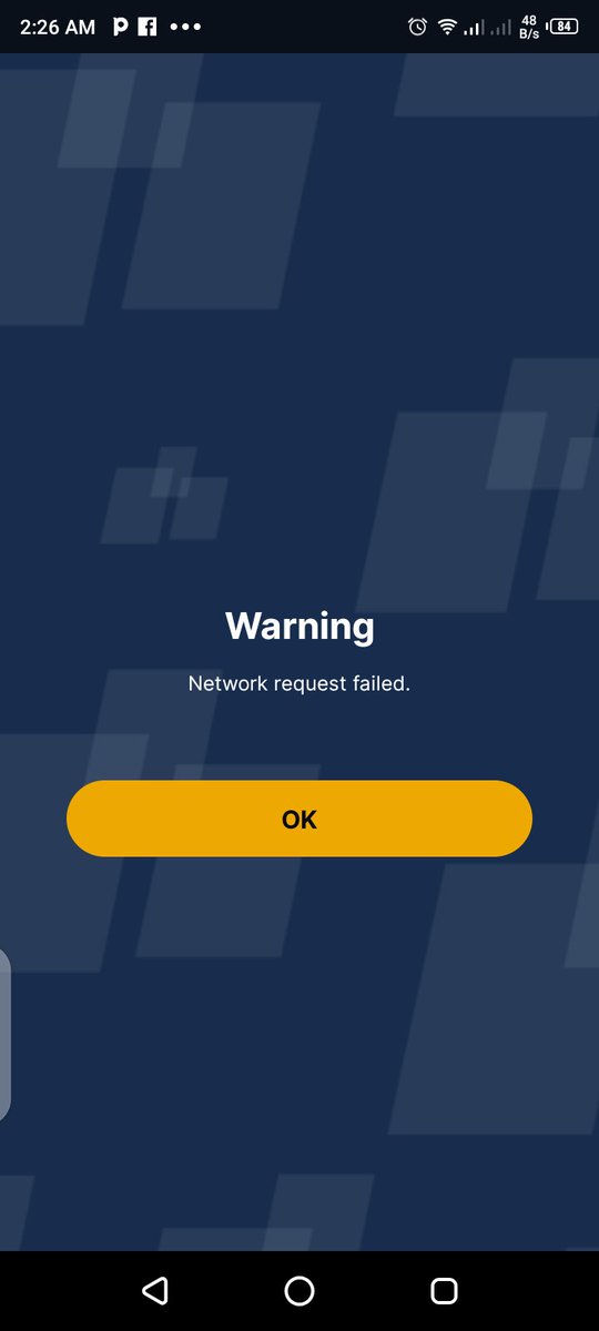 layoolutola's tweet photo. @aproko_doctor @FBN_help kindly help as I've not been able to access my first Mobile app since the last 24hrs. It gives the error message on the attachment network request failure https://t.co/4h8iTHufdv