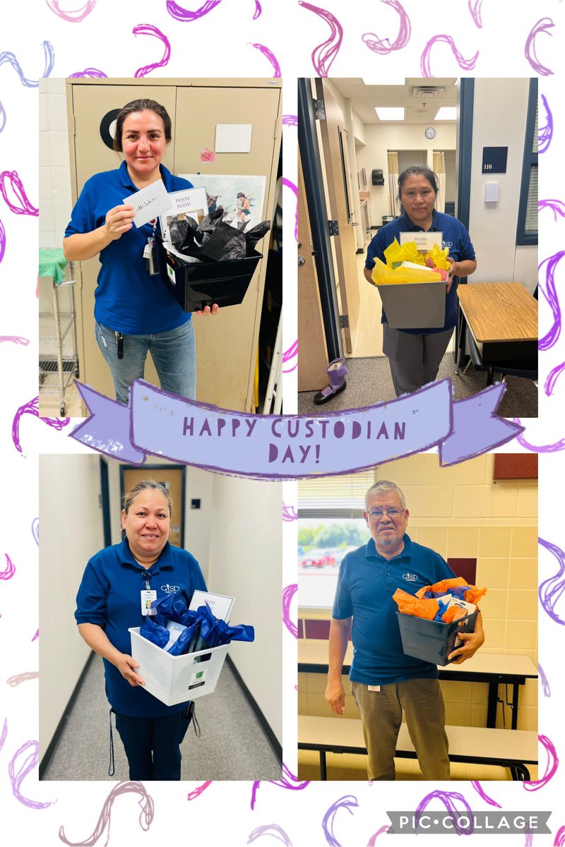 Happy School Custodian Day to our amazing custodians. Thank you for all that you do! We appreciate you so much!