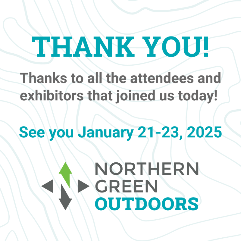 And that's a wrap! Thank you to everyone who attended #northerngreen OUTDOORS today and made it a success. We'll see you January 21-23, 2025 at the Saint Paul RiverCentre!