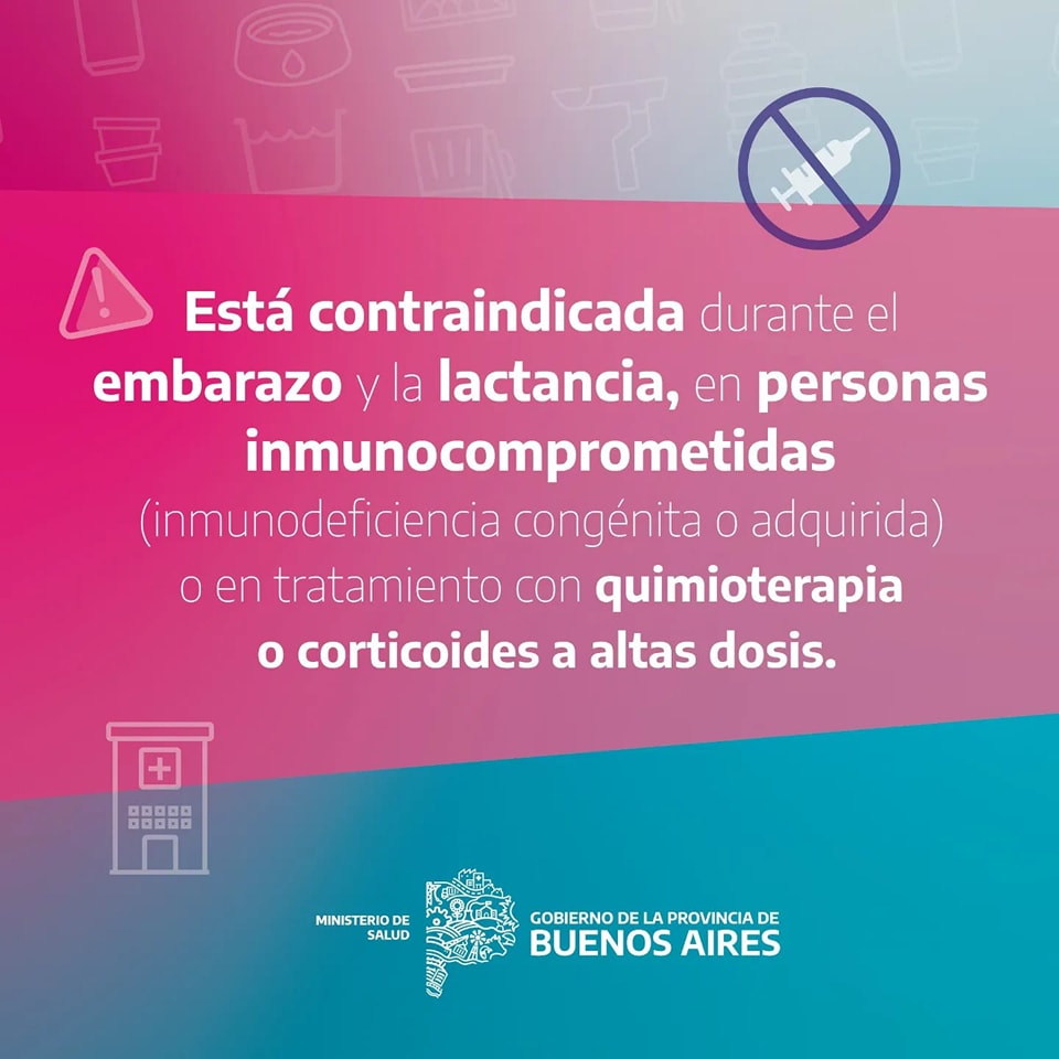 HIGAJunin's tweet photo. 👉🏼 Para prevenir cuadros graves, hospitalizaciones y muertes, en esta etapa de la estrategia de vacunación  la población priorizada serán las personas entre 15 y 59 años que hayan tenido dengue y que vivan en el AMBA. https://t.co/0CbQ81Opuh