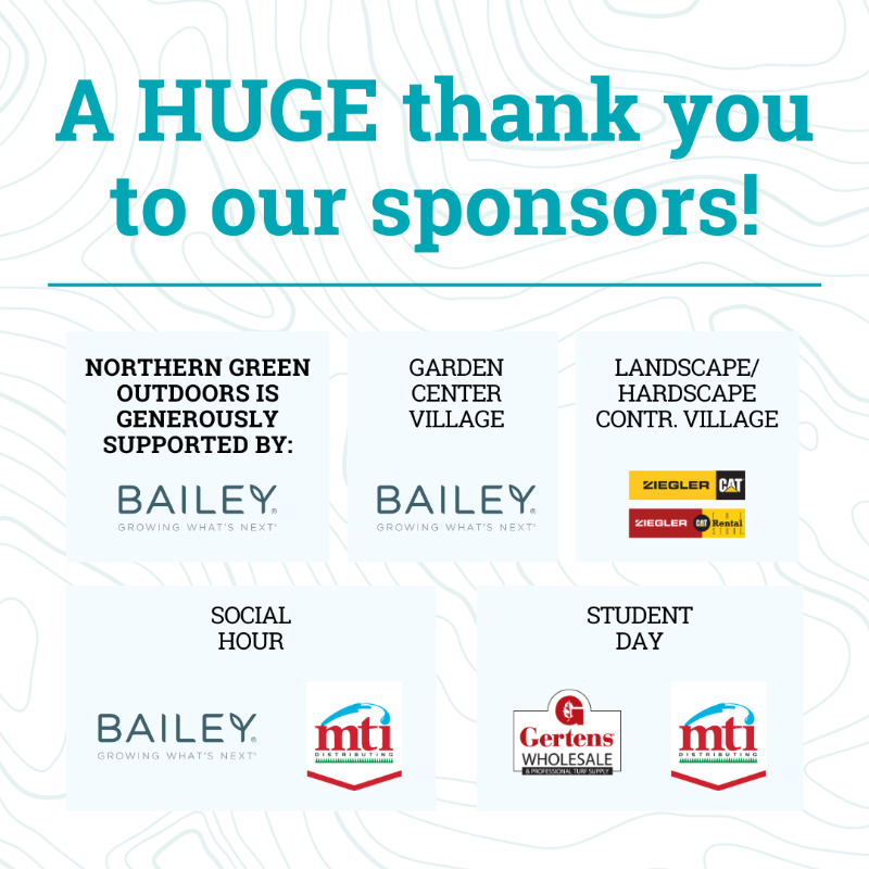 Thank you to our #northerngreen OUTDOORS sponsors!