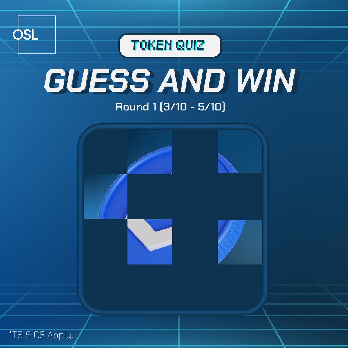 📣 Round 1 of the #OSLTokenQuiz starts NOW!

Ready for the Token Quiz? Guess now and kick off your day with a win! 🏆

🔍 How to Win: Follow, like, retweet, and tag 3️⃣ friends with the correct token name!

🕒 Submit your answer by 23:59, 5 October.

🎁 Reward: Starbucks gift