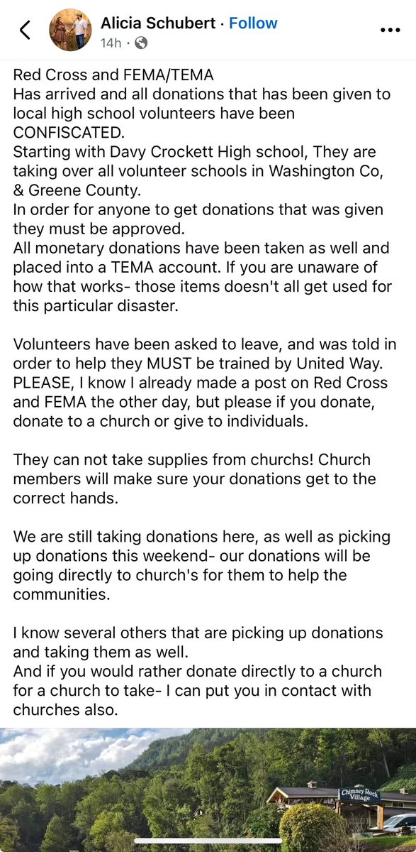 WarriorMark8's tweet photo. @DonaldJTrumpJr Is this why they are confiscating donations and telling volunteers to leave? https://t.co/YuF2cudGr0