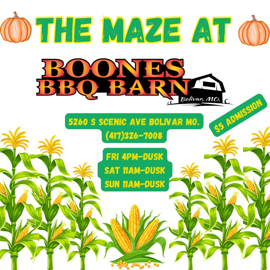 BarnBoone's tweet photo. Open for the month of October. https://t.co/qA7ekZKUim