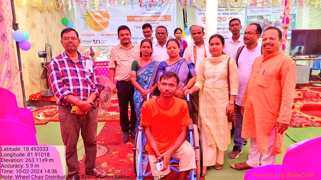 SSEPD2's tweet image. Wheelchair and Social Security Pension distribution in Malkangiri during Gram Sabha on 02.10.24. @CMO_Odisha @NityanandaBJP @BPSethi @niyati_pattnaik #InclusionMatters #Malkangiri