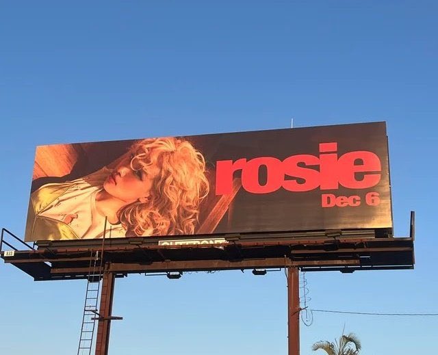 ROSÉ ROSIE BILLBOARD