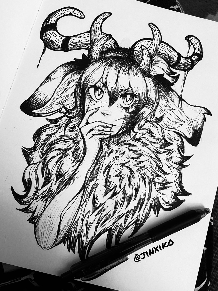 jinxiko's tweet photo. #inktober

jackalope girl that just ate something delicious 😱🖤 https://t.co/rAyPjeJ94r