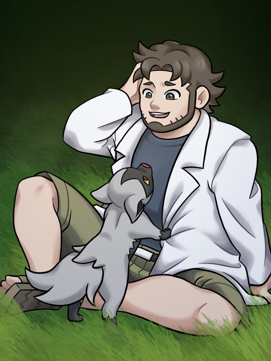 Neztchi's tweet photo. Poké Trainer-tober Day 2: First Professor! (Professor Birch) https://t.co/XoJbF4IUWy
