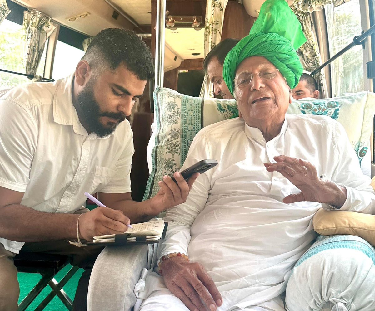People trust us as we do what we say’, says Om Prakash Chautala

Interview by #AnilKakkar for #thetribune 
<a href="/thetribunechd/">The Tribune</a> @TribuneHaryana 

<a href="/Anilkakkar07/">Anil Kakkar</a> <a href="/AbhaySChautala/">Abhay Singh Chautala</a> 
<a href="/OfficialINLD/">Indian National Lokdal - INLD</a> <a href="/theinld/">indianNationalLokdal</a> 

tribuneindia.com/news/haryana/p…