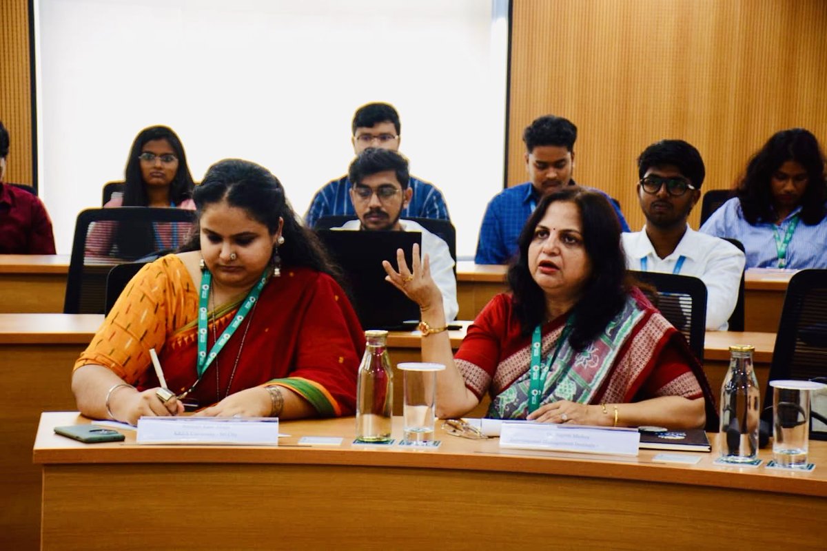 IMI_Bhubaneswar's tweet image. Prof. Supriti Mishra was invited by GITAM (Deemed to be University), Bangalore Campus, as a Chief Guest in the International Symposium titled "Beyond the Books: Unlocking the Full Potential of Student Life".

#imibh #imibhubaneswar #futureforwardwithimi #symposium #beyondthebooks