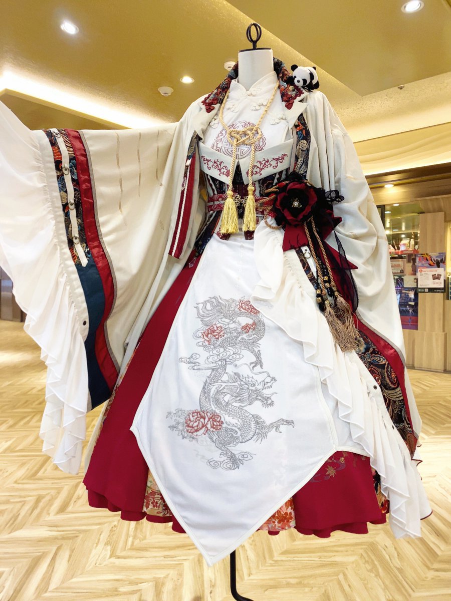 極美品！OZZ ONESTE 和チャイナ白セットアップ［商品番号9］ 極美品