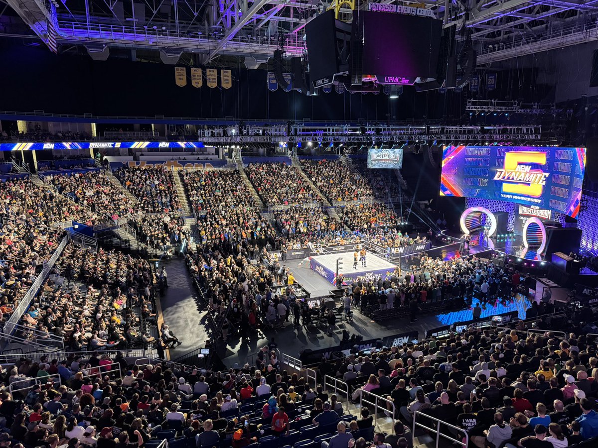 WillWashington's tweet photo. What an incredible day in front of incredible fans.

5 years of Dynamite and we’ve got a lot more to go!

This is AEW and we’re here to stay.

Thank you! https://t.co/NryMMxfSgj