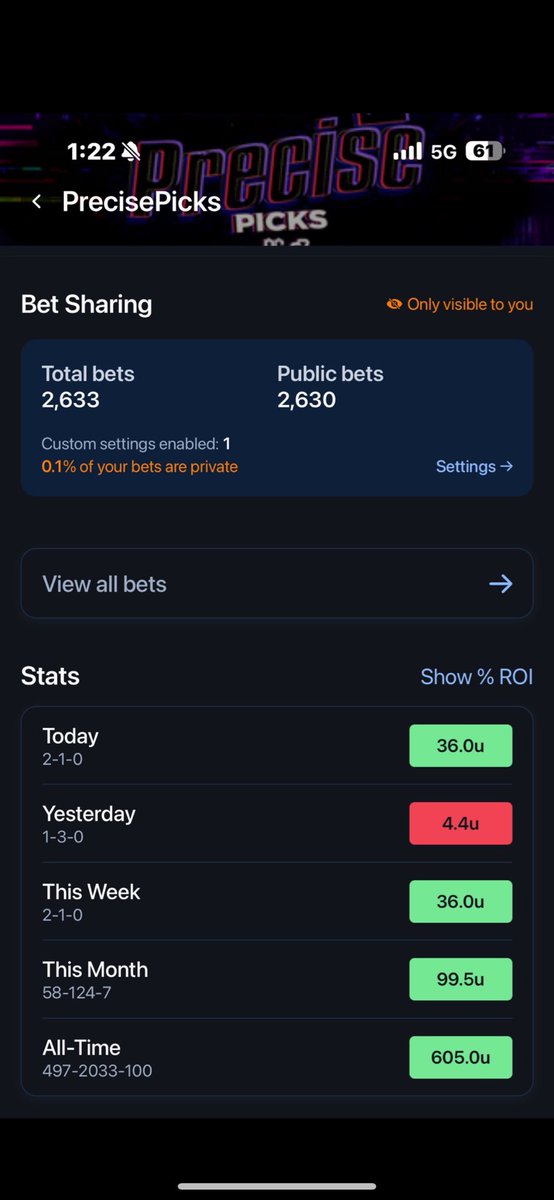EVPrecise's tweet image. Officially partnered with Winible to bring you all my plays in record time straight to your phone number🔥

With winible, I now have a

📍Weekly plan: $8.99
📍Monthly plan: $20.00
📍Quarterly plan: $49.99
📍Yearly plan: $175.00

Super excited to continue my journey over on…
