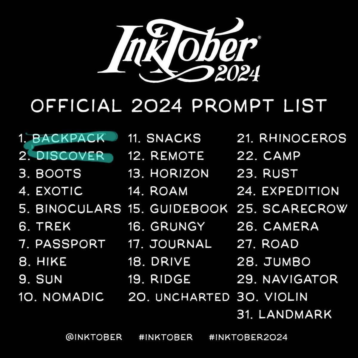 Dia 2 del inktober 
#inktober2024 #discover #art