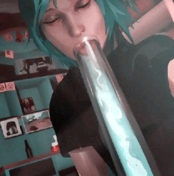 She'd pay to see someone try stick her bong where the sun doesn't shine. 

     (You're never recieving any payment.)