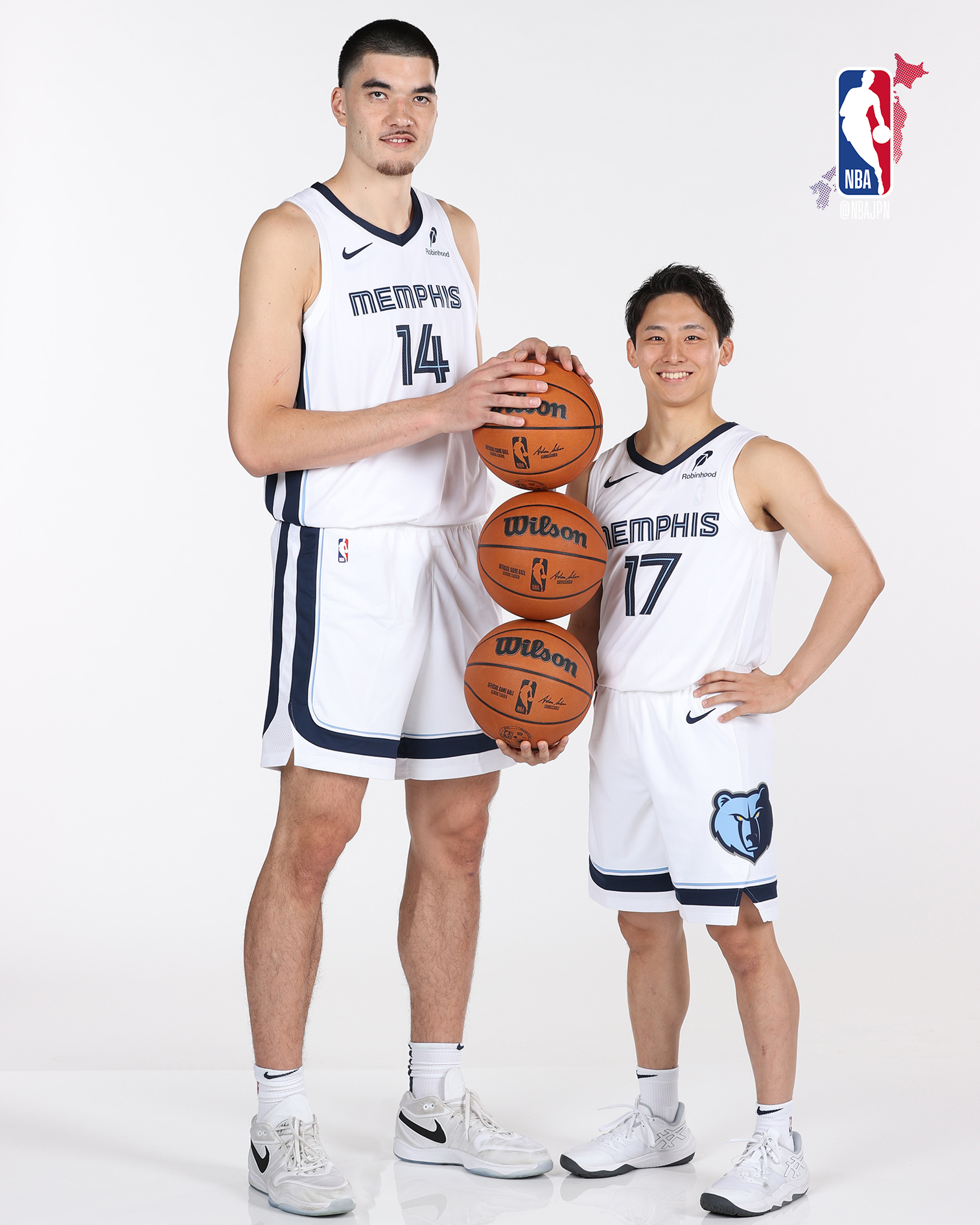 復刻限定・希少・新品未着用】 NBA 河村勇輝 グリズリーズ 48 L