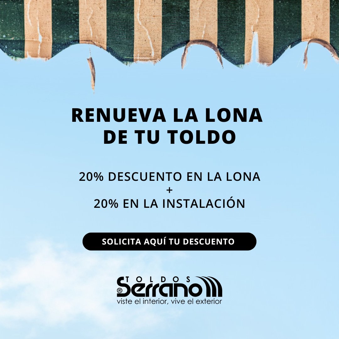 BLOG TS | La importancia de renovar la lona de tu toldo 👇

toldosserrano.com/la-importancia…