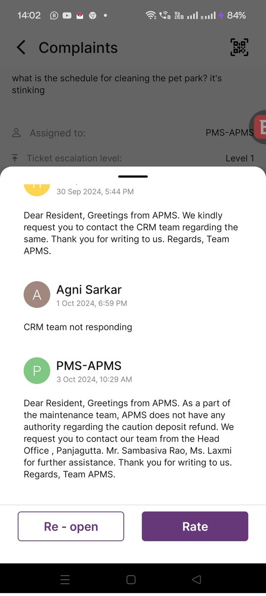 agnisarkar's tweet photo. Aparna constructions playing hide and seek with customers. Trying best not to refund money. https://t.co/AgoMGKTpNu