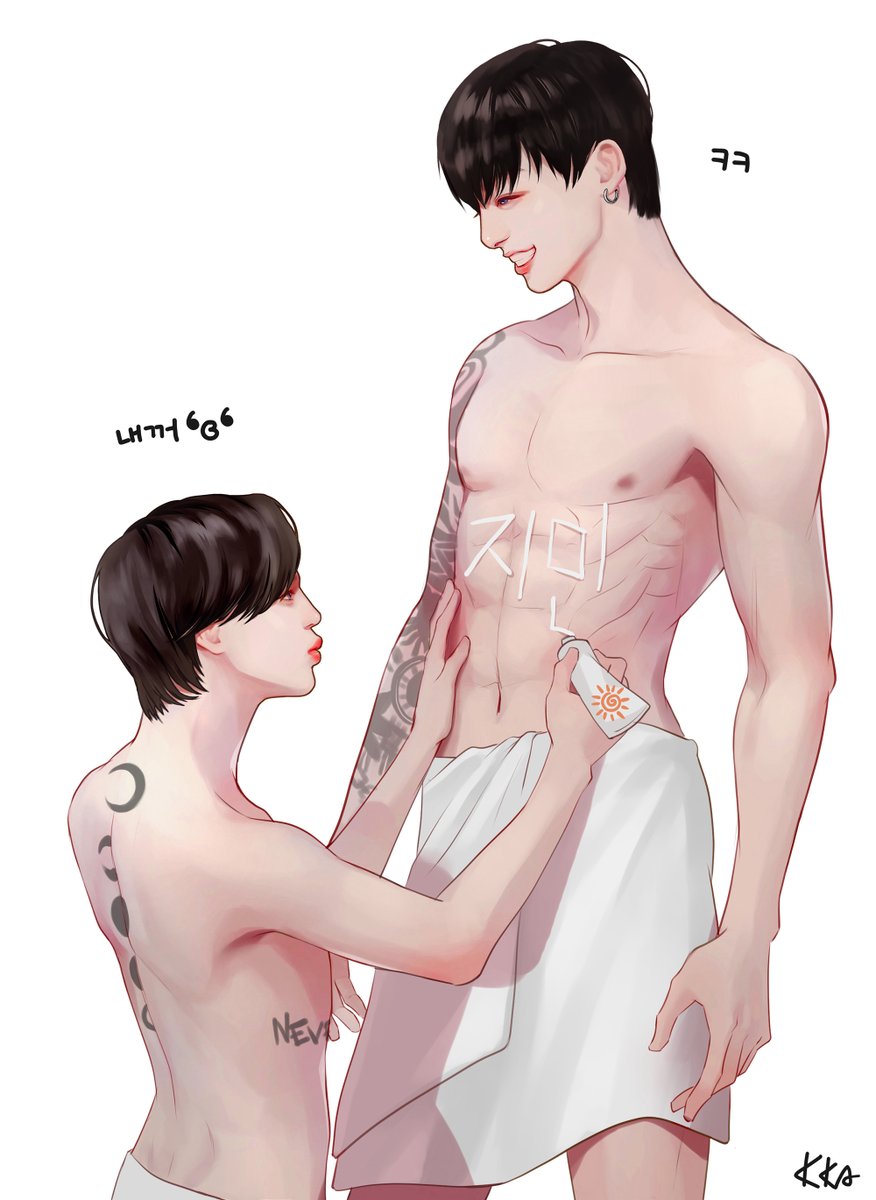 kkaak_kim's tweet photo. 내꺼에 이름쓰기🐰🐥
#국민 #kookmin #jikook https://t.co/jjDM91e8EC