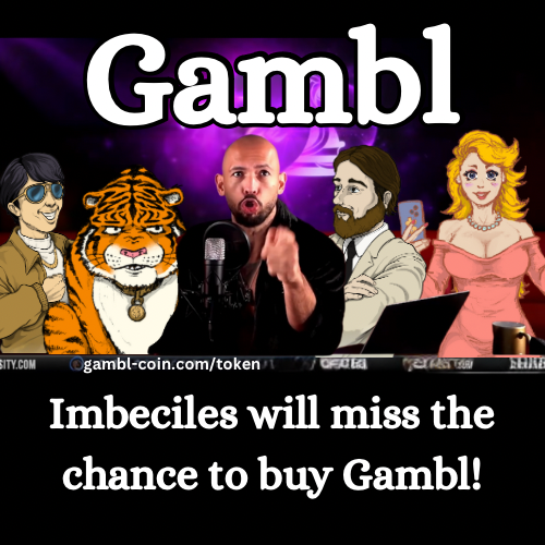 GAMBL_Coin's tweet photo. “🚨 The window is closing fast! 🚨
Only the bold will take the leap and buy $Gambl before it’s too late! 🦾💰
Don’t be an imbecile—join the game-changing token that’s making waves! 🌊
👀 https://t.co/08rhGJqMos
#Crypto #Memecoin #GamblToken #MissOut #DegenLife #CryptoLaunch #BuyNow #Chang #Khan #Stacy #Chad”
