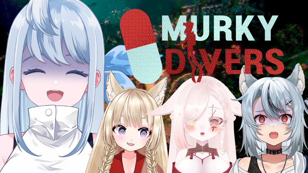 SuzukiShio417's tweet photo. 🦕🦊配信のおしらせ🦊🐺
・10/3 (木) 20:00 頃ヨリ
🎮⌇Murky Divers
♡ WITH
⌇白河ノさくら #sacura0610
⌇狐森ろべ #lobe_VT
⌇RinaRy #RinaRy_VT
🔻沙月シオ視点
https://t.co/ppsaJDRMWt https://t.co/MbhWsECF5b