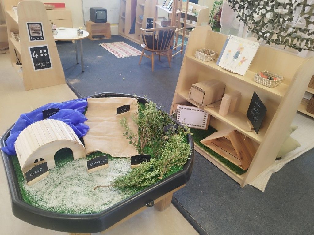 🐻 Over the last few weeks, FS2 have been enjoying the popular story by Michael Rosen, We’re Going on a Bear Hunt. They have re-enacted the story many times, and it’s now a favourite whenever they play outside and make their own story maps. 
 
Beautiful storytelling FS2! 😊👏