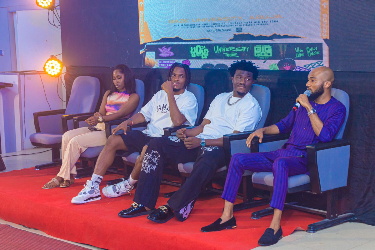 DrayConcepts's tweet photo. On the 28th of September, I had the opportunity of discussing with the 100 Level students of Baze University Abuja on the impact of the creative economy alongside with other leaders in the sector. https://t.co/O2hQgsTcNw