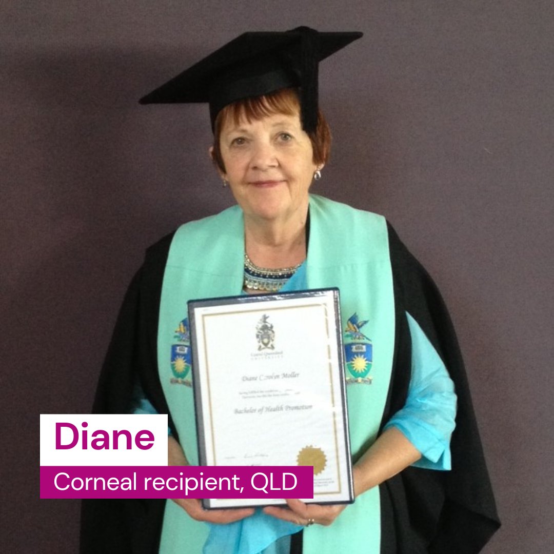 DonateLife π (@donatelifetoday) on Twitter photo After her vision deteriorated due to a condition called keratoconus, corneal transplants allowed Diane to see again. She says, βMy biggest joy is the ability to see my 2 grandchildrenβ.  β€οΈπ§βπ€βπ§ Read Dianeβs story: ow.ly/oh7I50TwS2y 
#tissuedonation #donatelife After her vision deteriorated due to a condition called keratoconus, corneal transplants allowed Diane to see again. She says, βMy biggest joy is the ability to see my 2 grandchildrenβ.  β€οΈπ§βπ€βπ§ Read Dianeβs story: ow.ly/oh7I50TwS2y 
#tissuedonation #donatelife