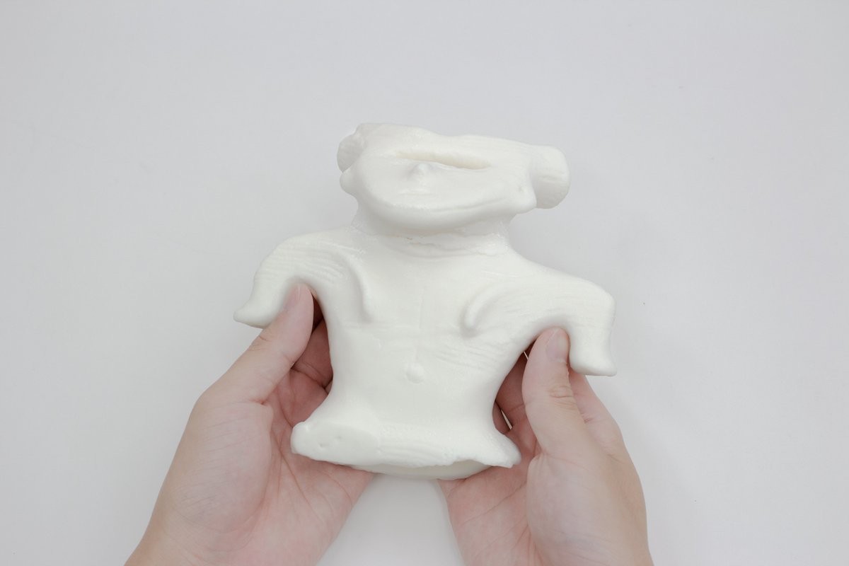 XRayCT's tweet photo. 結髪土偶(山形大学附属博物館 @keppatuchan)の等身大3Dプリント模型。
弊社開発のフリーウェア「Molcer」でCTデータをポリゴンデータとして出力することで、どなたでも3Dプリントを楽しむことができます。
データの閲覧、ダウンロードはこちら↓。
https://t.co/t8bgKJohmc https://t.co/aCGjBG0f0k