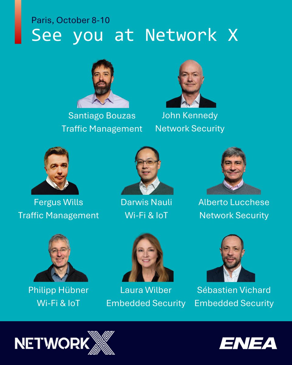 Hope to see you at Network X in Paris next week!

Come by for a coffee and a chat, we look forward to meet you in booth D10C!

Book a meeting with our experts here: ow.ly/eI9O50TzPHA

 #NetworkX