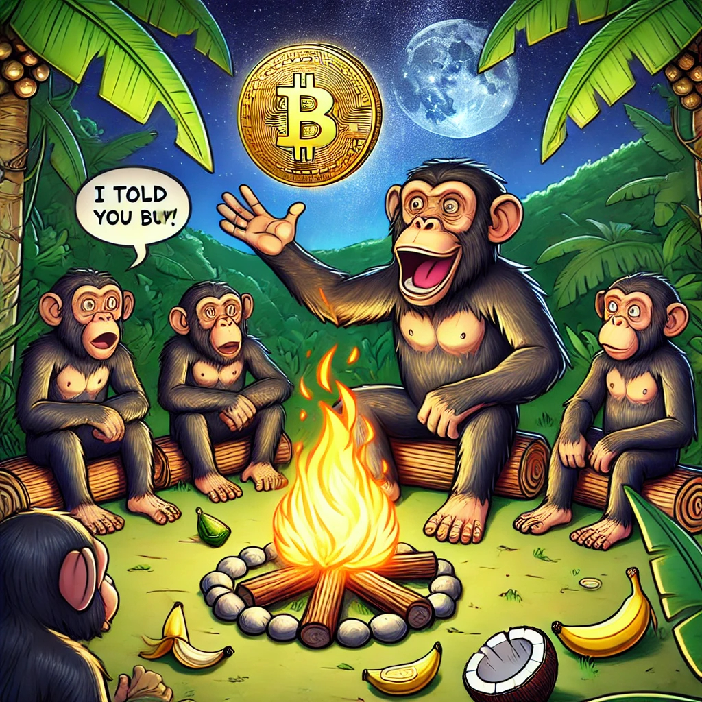 CheekyCHMP's tweet photo. 🍌 When you’re the only one in the group who bought $CHMP early…
"I told you all to stop monkeying around!" 🐒😎
#CheekyChimp #EarlyAdopterVibes #CHMPFlex https://t.co/zfNu84Qk7Y