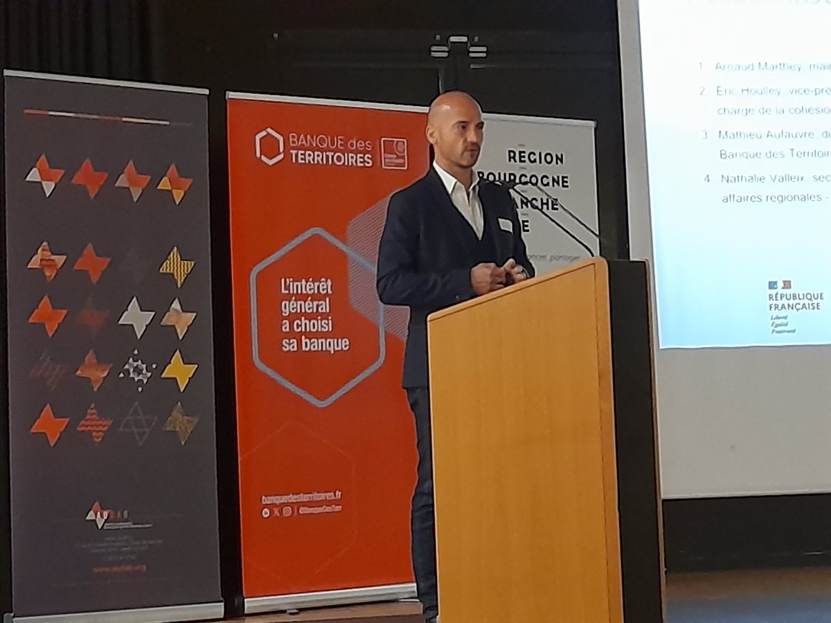 Un rendez-vous à ne pas manquer sur la thématique de l'#habitat ❓️
<a href="/ArnaudMarthey/">Arnaud MARTHEY</a>, maire de Baume-les-Dames, accueille aujourd'hui les rencontres régionales des villes en revitalisation organisées en partenariat avec <a href="/bfc_region/">Région Bourgogne-Franche-Comté</a> <a href="/Prefet21_BFC/">Préfet Bourgogne-Franche-Comté, Préfet Côte-d'Or</a> <a href="/BdT_BFC/">Mathieu Aufauvre</a>