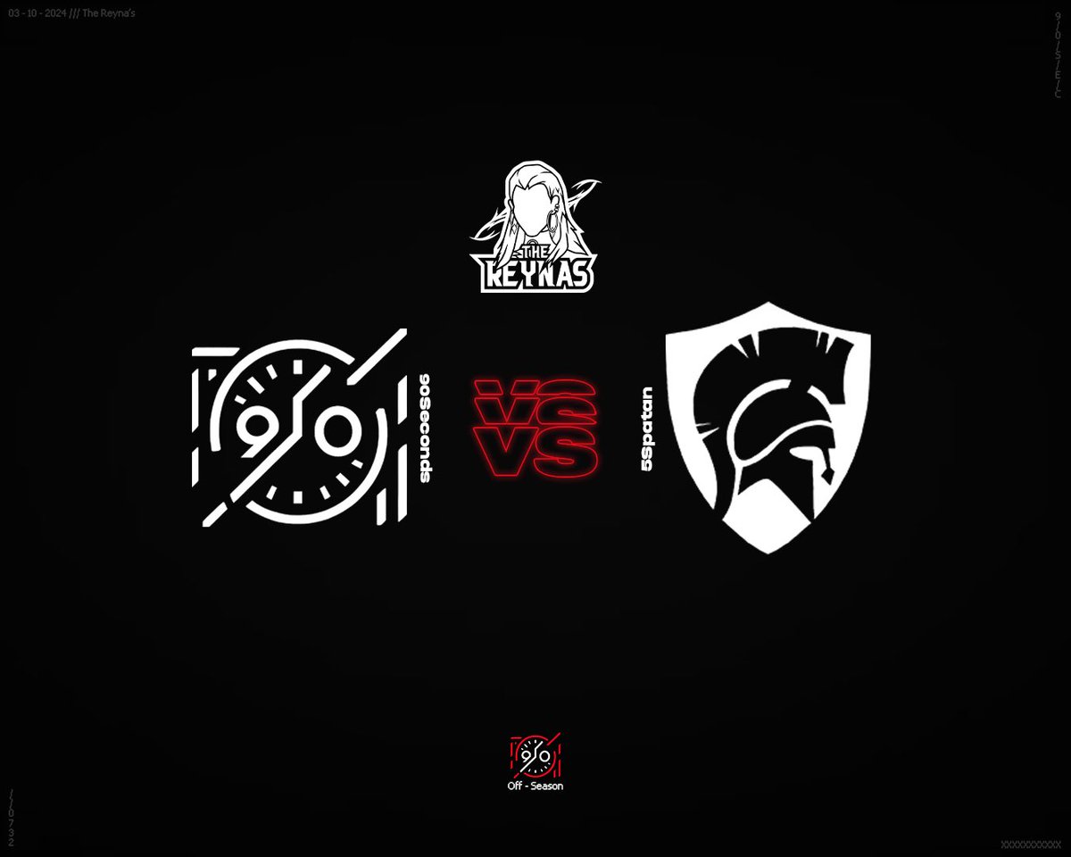 90 Seconds (@90secondsvalo) on Twitter photo <a href="/The_Reynas/">The Reyna's</a> Reckoning day 3!
๐ โข@5SpartanEsports
๐ โข6 pm
we need to get better. <a href="/The_Reynas/">The Reyna's</a> Reckoning day 3!
๐ โข@5SpartanEsports
๐ โข6 pm
we need to get better.