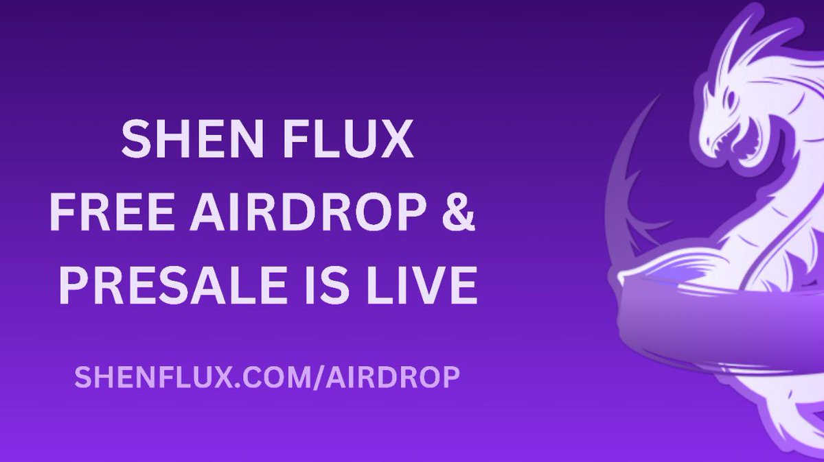 ShenFlux's tweet photo. Don't forget that our Airdrop is live again
Claim your share now https://t.co/f3Z8sivPAI https://t.co/XZEIluBMBz