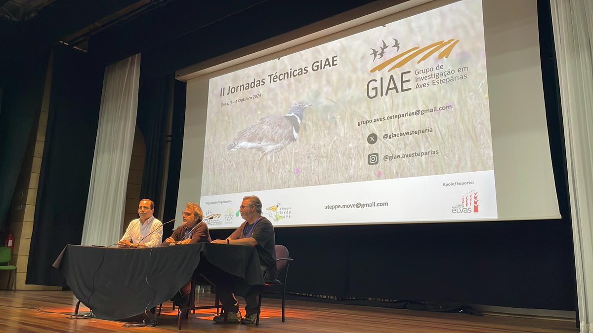 The II GIAE Technical Workshop officially started! 💪

Thanks to <a href="/steppebirdsMOVE/">Steppe Birds MOVE</a> and <a href="/MunicipioElvas/">Municipio de Elvas</a>  for the warming reception and amazing organisation!