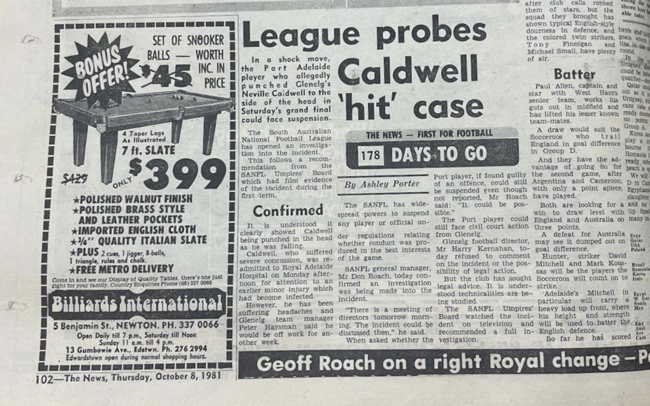 SANFL 1983 season (after ‘75-82) on 43-year delay tweet media