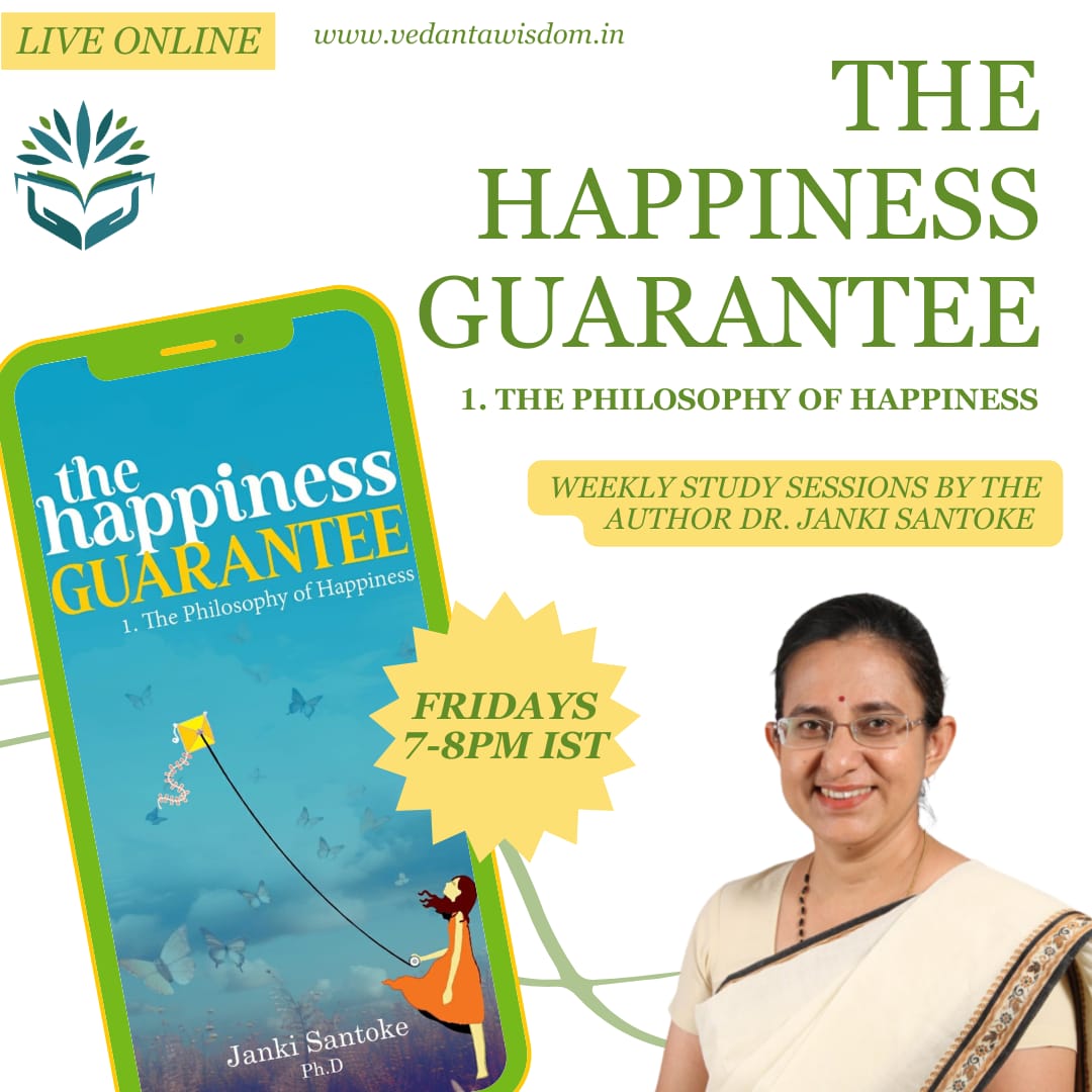 DrJankiSantoke's tweet image. Discover the secrets to lasting happiness in our weekly online session. Join us every Friday from 7-8 PM IST to explore the ancient wisdom that can transform your life. 

* #HappinessClass #PhilosophyOfHappiness #OnlineLearning #PersonalGrowth #Wellbeing
Whatsapp 79000 62851