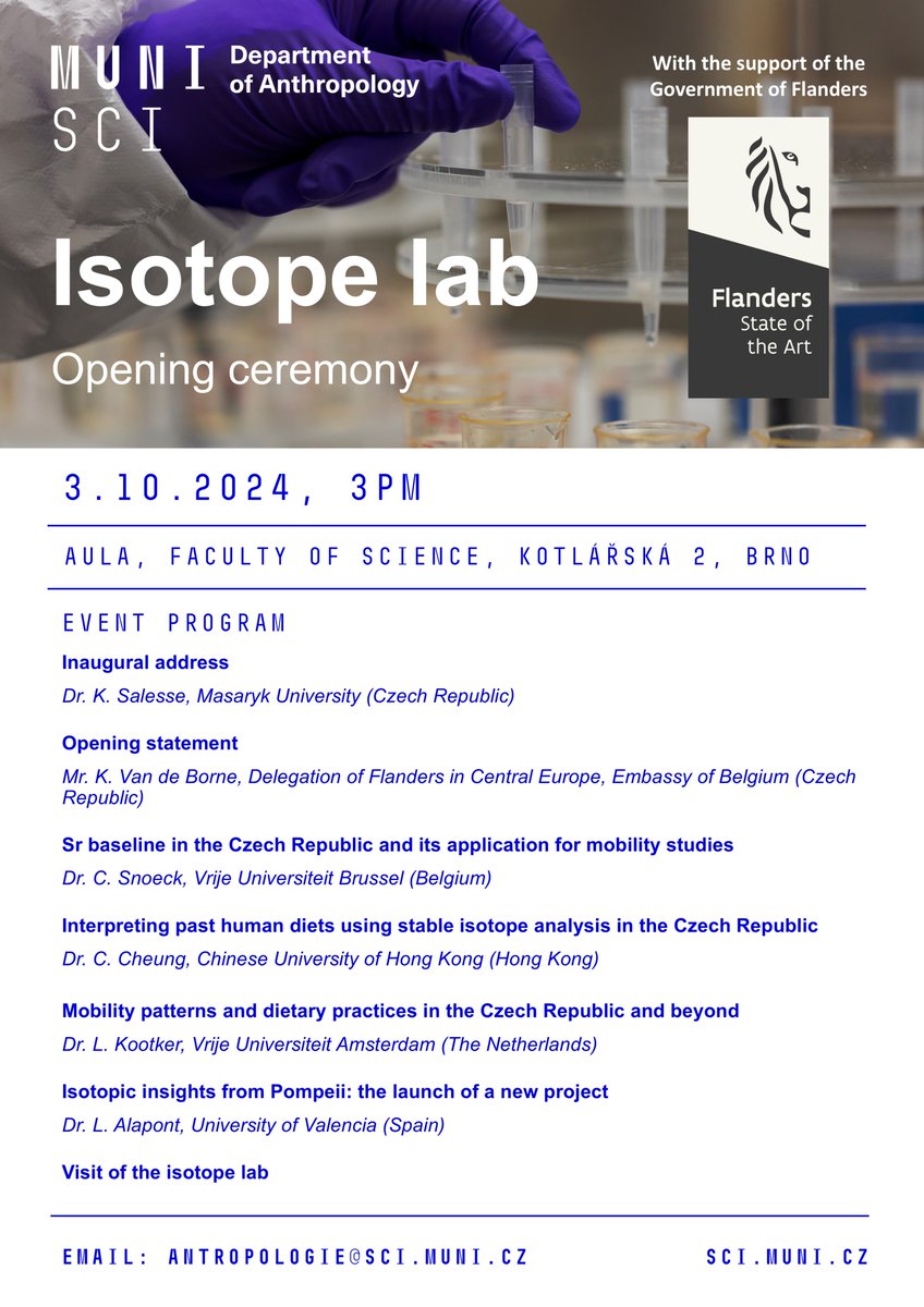 I am doing something big today!
#newlab #inauguration #isotope