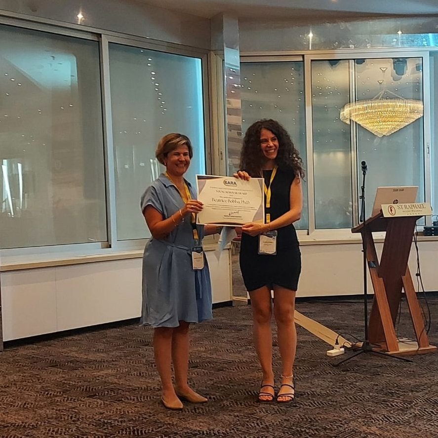 IDENTITIES (@identities_erc) on Twitter photo Congratulations to <a href="/DrBeatriceBobba/">Beatrice Bobba</a> who has received the <a href="/EARAdolescence/">EARA Adolescence</a> Young Scholar Award for her work on the development and correlates of ethnic prejudice in adolescence🥳
<a href="/EARA_2024/">EARA 2024</a> <a href="/Earaearlycareer/">EARA Early Career Researchers</a> Congratulations to <a href="/DrBeatriceBobba/">Beatrice Bobba</a> who has received the <a href="/EARAdolescence/">EARA Adolescence</a> Young Scholar Award for her work on the development and correlates of ethnic prejudice in adolescence🥳
<a href="/EARA_2024/">EARA 2024</a> <a href="/Earaearlycareer/">EARA Early Career Researchers</a>