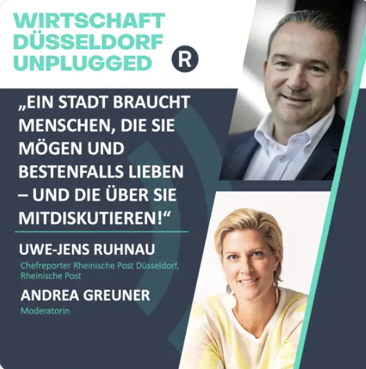 🎙In der neusten Folge von "Wirtschaft #Düsseldorf Unplugged" spricht Uwe-Jens Ruhnau von der Rheinischen Post Mediengruppe Düsseldorf über Chancen der #Digitalisierung für ein #Medienhaus und den Tagesablauf eines Lokaljournalisten.  wirtschaftspodcast-duesseldorf.de #Podcast
