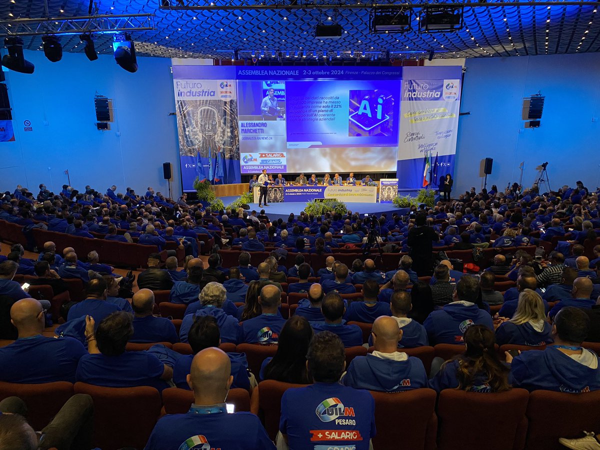 #Assembleanazionale #FuturoIndustria

Focus di <a href="/aless_marchetti/">Alessandro Marchetti</a> , giornalista <a href="/RaiNews/">RaiNews</a> , sull’intelligenza artificiale.

📱Segui la diretta 👉🏻 t.ly/9ZBAS