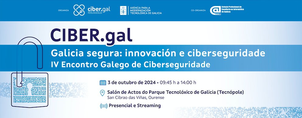 Clúster TIC Galicia (@clusterticgal) on Twitter photo Hoxe celébrase na <a href="/tecnopole/">Tecnópole</a> a xornada "Galicia segura: innovación e ciberseguridade", na que participan 👇
🔹Paula Iglesias, directora de I+D+i de <a href="/EMETEL/">Emetel</a>
🔹Víctor López, fundador e responsable de produto de <a href="/councilbox/">Councilbox</a>
🔹Pilar Vila, CEO de @ForensicSec
ciberseguridadegalicia.gal/gl/cibergal/ev… Hoxe celébrase na <a href="/tecnopole/">Tecnópole</a> a xornada "Galicia segura: innovación e ciberseguridade", na que participan 👇
🔹Paula Iglesias, directora de I+D+i de <a href="/EMETEL/">Emetel</a>
🔹Víctor López, fundador e responsable de produto de <a href="/councilbox/">Councilbox</a>
🔹Pilar Vila, CEO de @ForensicSec
ciberseguridadegalicia.gal/gl/cibergal/ev…