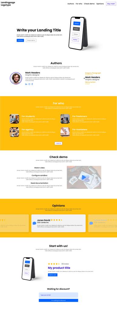 CodesmartWeb5's tweet image. Throw back? No, this is a Throw-in Thursday.
The image below is a UI design of a website landing page.
We are tasked to replicate the design which will involve writing the codes using HTML and CSS and lots more to make it responsive.
Let's get to work.
@CodesmartWeb5
